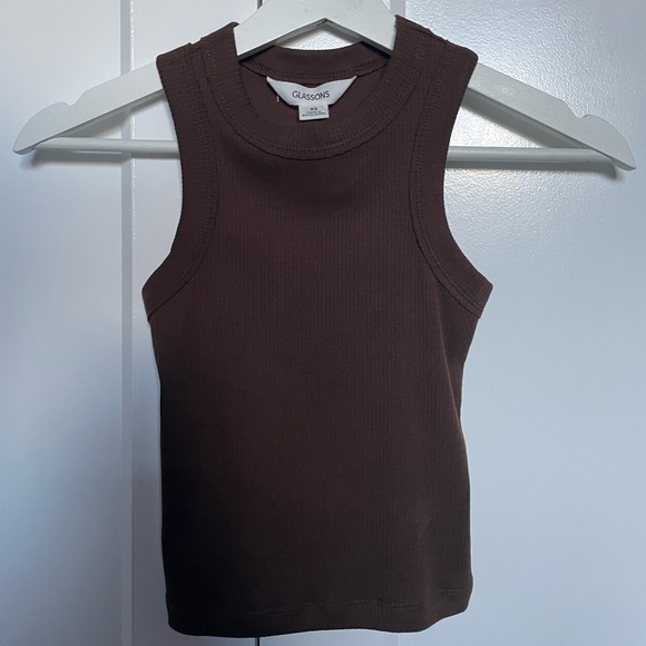Glassons Tops - glassons brown tank